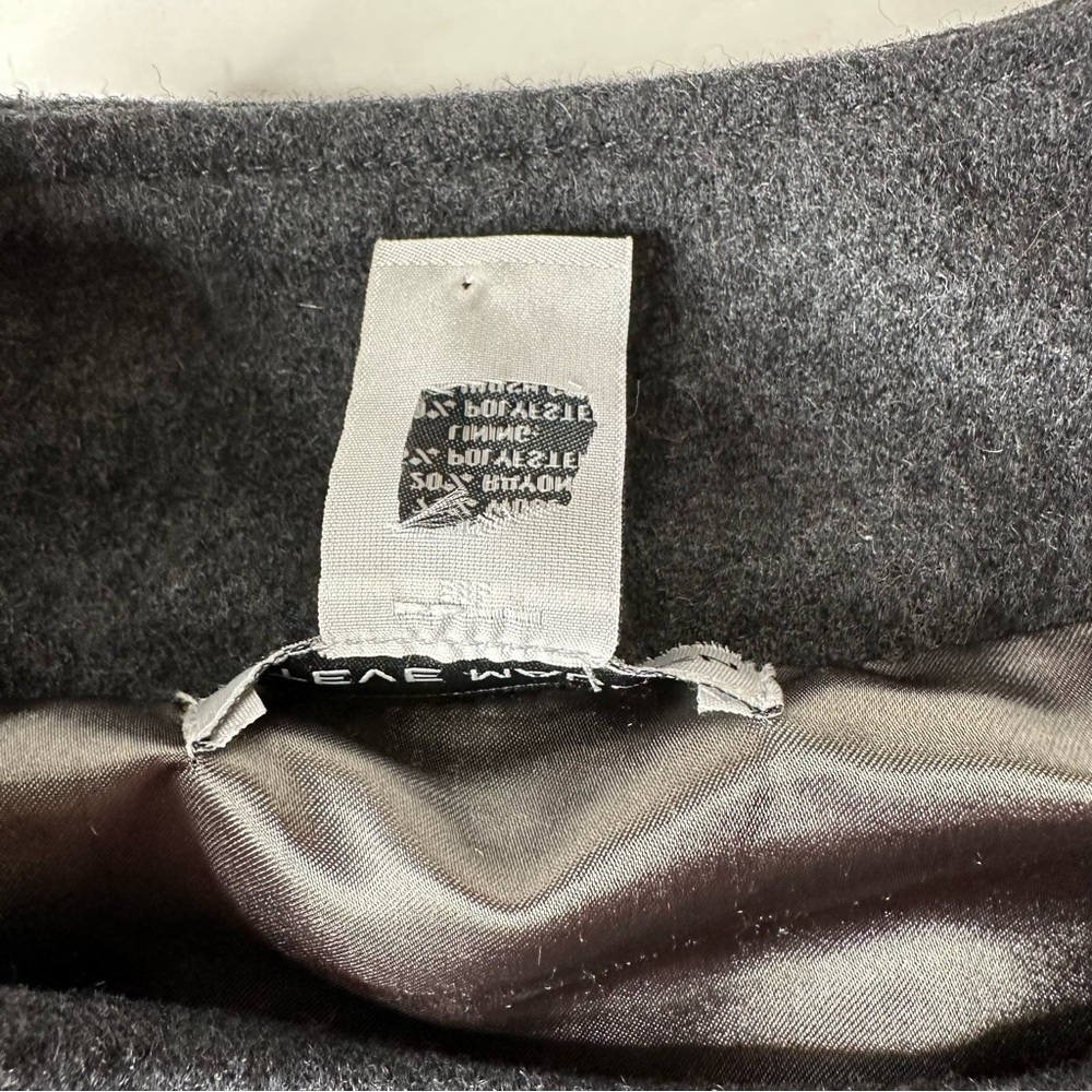 Steve Madden Gray Button Up Cape. One Size - image 6